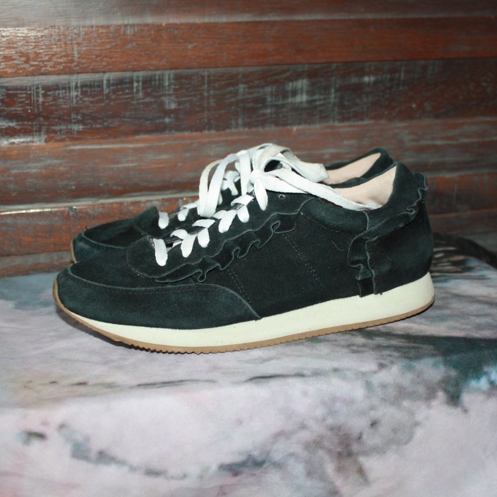 Kate Spade "Fariah" Black Leather Sneakers 🌵8